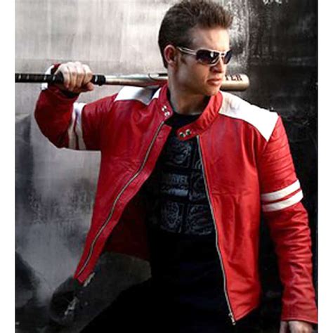 Fight Club Tyler Durden Jacket in Real Red Leather