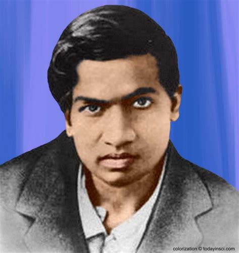 Srinivasa Ramanujan - Large Picture - Color - Head and Shoulders