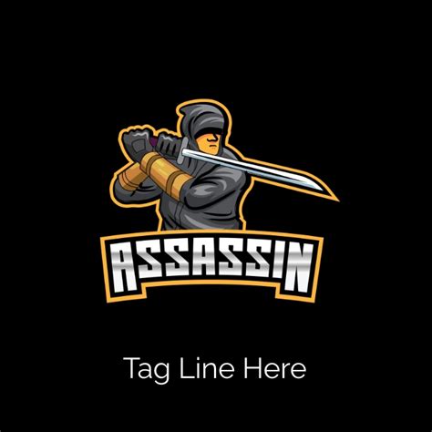 Assassin logo design Template | PosterMyWall