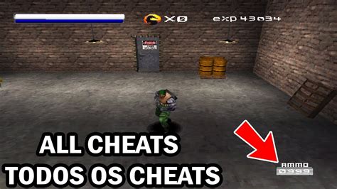 Mortal Kombat: Special Forces [PS1] - All Cheats (Todos os Cheats ...