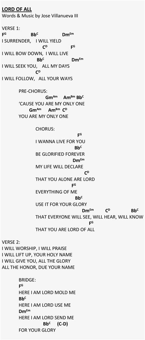 Praise & Worship Chords - Document Transparent PNG - 2550x3300 - Free ...