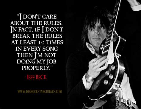 Jeff Beck Guitar Quotes