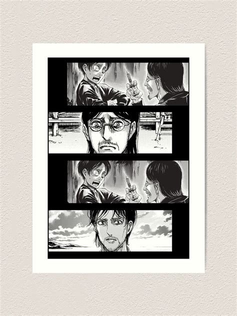 "Grisha Yeager Attack on Titan Shingeki no Kyojin Manga Panel Design ...