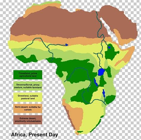 African Savanna Map - Share Map