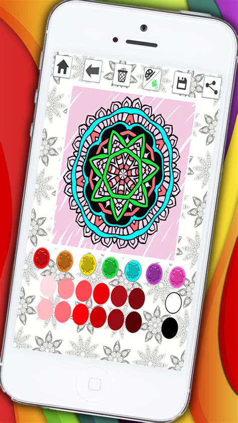 Mandalas coloring pages for adults - Premium | iPhone & iPad Game ...