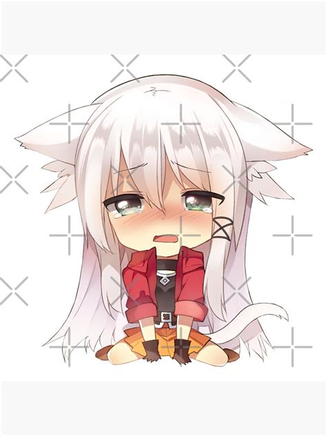 "Cute Anime Girl Crying" Poster for Sale by BangferoStore20 | Redbubble