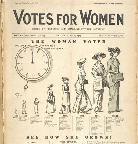 Votes for Women edited by Frederick and Emmeline Pethick Lawrence ...