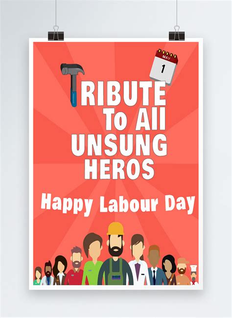 Happy labour day celebration poster template image_picture free ...