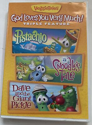 Veggietales Triple Feature Pistachio,Snoodle's Tale Dave Giant Pickle ...