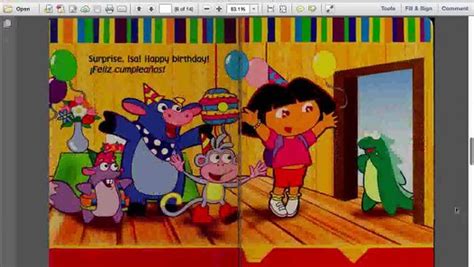 A Surprise Party (Dora) (read aloud) - video dailymotion