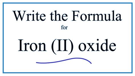 Iron Oxide Symbol Periodic Table - Tutor Suhu