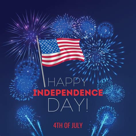 Independence Day Fireworks Background 4463461 Vector Art at Vecteezy