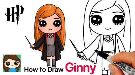 Cómo dibujar a Ginny Weasley | harry potter