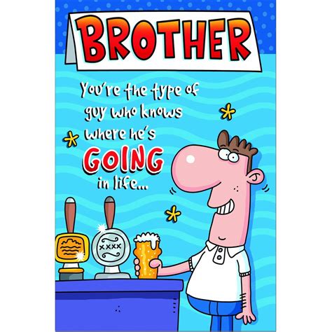 Free Funny Birthday Cards For Brother | The Cake Boutique