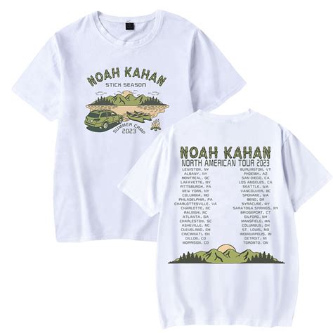 Noah-Kahan-Merch-Stick-Season-Camp-Tour-T-shirt-Unisex-Crewneck-Short ...