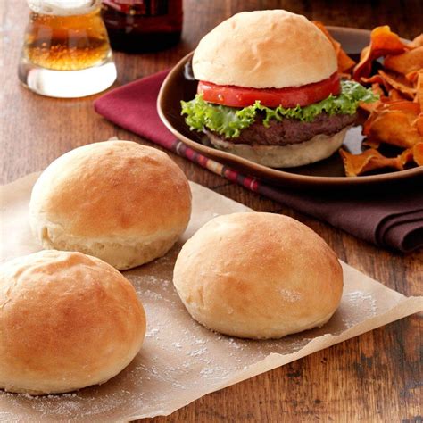 40-Minute Hamburger Buns Recipe | Taste of Home