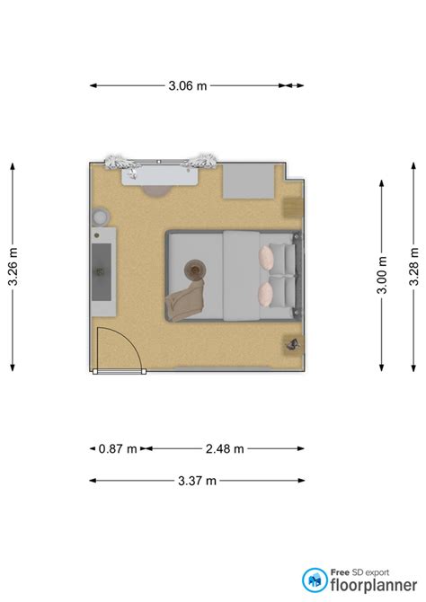 Arranging bedroom furniture in a square room | Design Tips