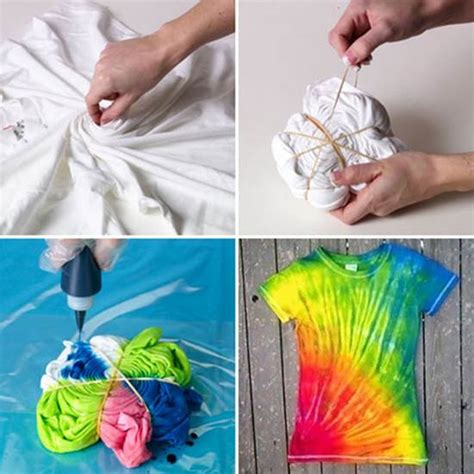 How to Make Easy DIY Tie-Dye Swirl T-Shirt