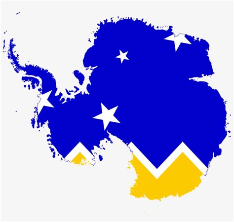 Flag Map Of Antarctica - Antarctica Vector Transparent PNG - 1134x1024 ...