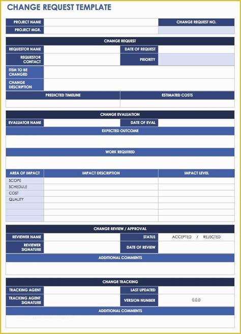 Change Management Template Free Of Process Document Template Excel ...