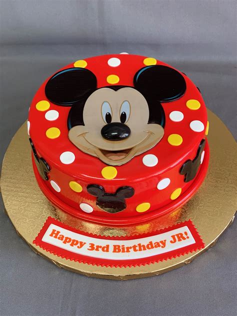 Mickey Mouse Birthday Cake — Skazka Cakes