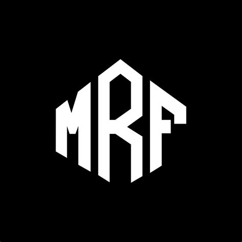 MRF letter logo design with polygon shape. MRF polygon and cube shape ...