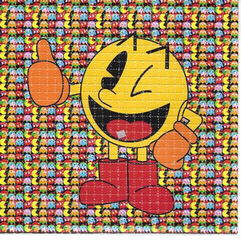 Pacman LSD Acid Blotter Art | Etsy