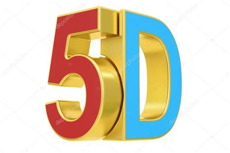 5D logo, 3D rendering Stock Photo by ©alexlmx 110240056