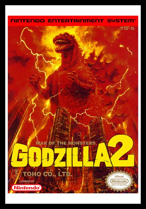 NES – Godzilla 2 Poster - Retro Game Cases 🕹️