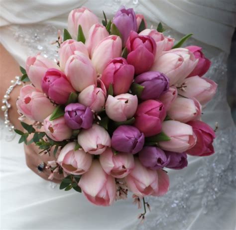 Beautiful Bridal: Tulip Wedding Bouquets