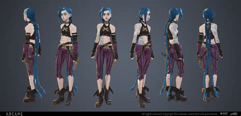 ArtStation - ARCANE - Jinx - Modeling & Texturing, Thibaut Granet ...