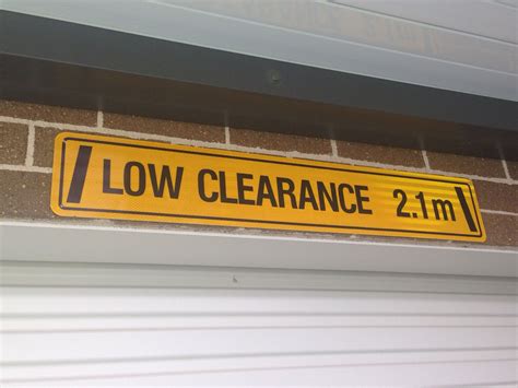 1629-1 Custom Low Height Clearance Signs - SignBlitz