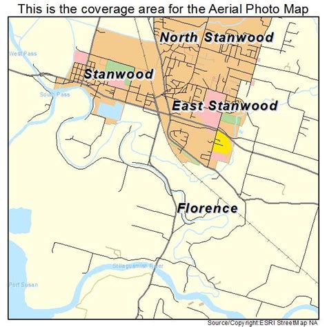 Aerial Photography Map of Stanwood, WA Washington