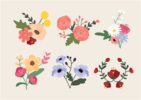 Flower Illustration Vector Art, Icons, and Graphics for Free Download