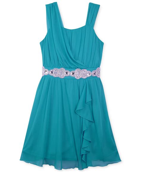 BCX Girls' Gem Belt Dress - Kids Dresses & Dresswear - Macy's | Dresses ...