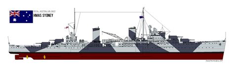 HMAS Sydney by PhantomofTheRuhr on DeviantArt