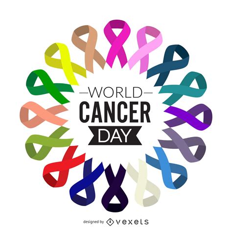 World Cancer Day Poster Design Vector Download