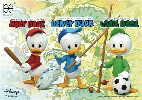 NOV168896 - DISNEY HUEY DEWEY & LOUIE DUCK HMF-308 AF SET - Previews World