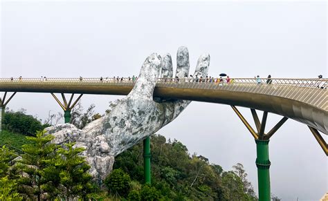 Visit Vietnam's Golden Bridge in the Ba Na Hills - Go Backpacking