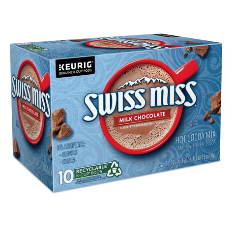 Swiss Miss Milk Chocolate Hot Cocoa Mix K-Cup Pods 10 ct | Shipt