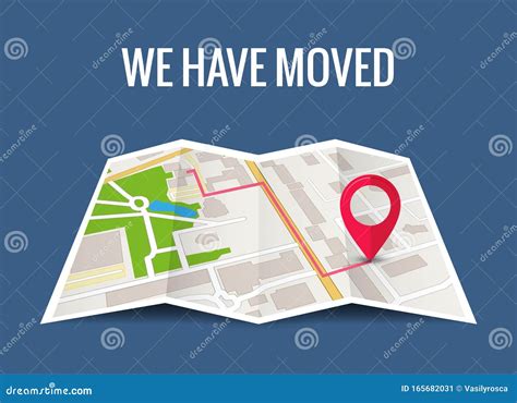 We Have Moved New Office Icon Location. Address Move Change Location ...