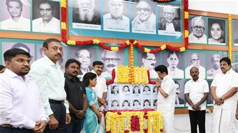 Tamil Nadu CM pays floral tributes to language martyrs - India Today