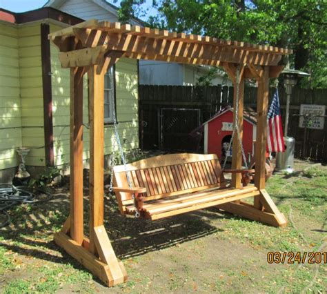 Cedar Porch Swings, Gliders, Welding | Cedar Swings N Things | Texas ...