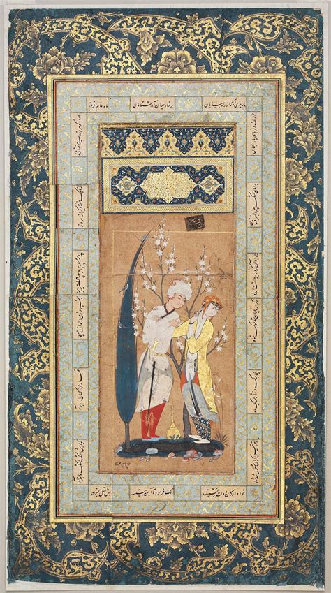 Persian Safavid Period second half of 16th century Persian Miniature ...