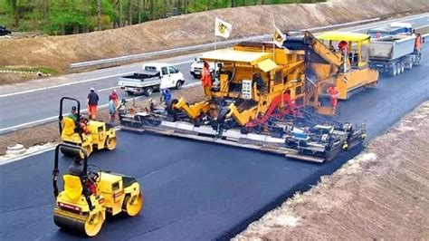 World Amazing Modern Road Construction Machines, Incredible Fastest ...