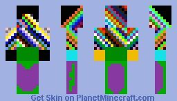 Pixel Man Minecraft Skin