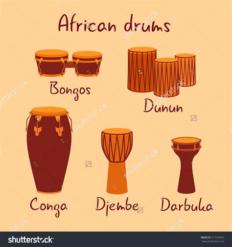 african drums with names and description