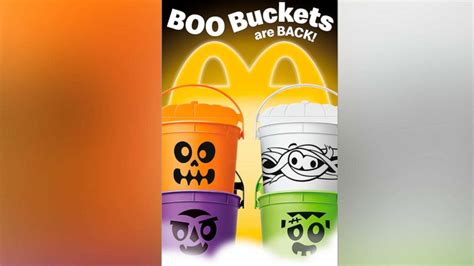 McDonald's Boo Buckets make comeback while Burger King introduces new ...