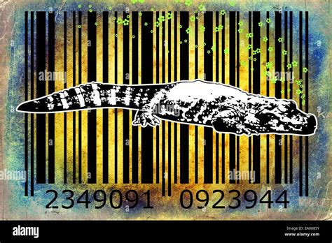 barcode design art idea Stock Photo - Alamy