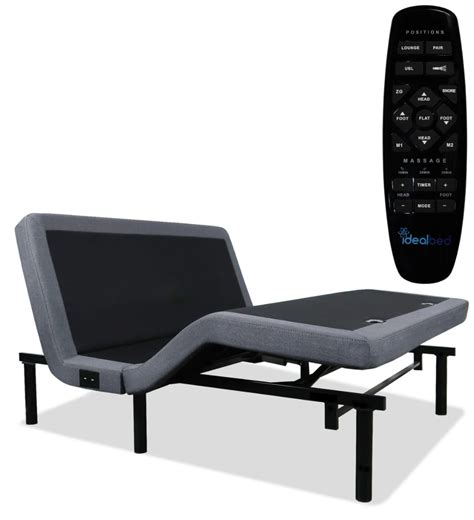 iDealBed 4i Custom Adjustable Bed Base, Wireless, Massage, Zero Gravity ...